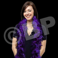 6' Purple Solid Color Boa